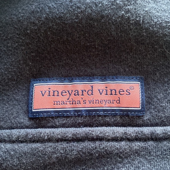 Men’s navy blue vineyard vines 1/4 zip Sherpa pull over - Picture 4 of 4